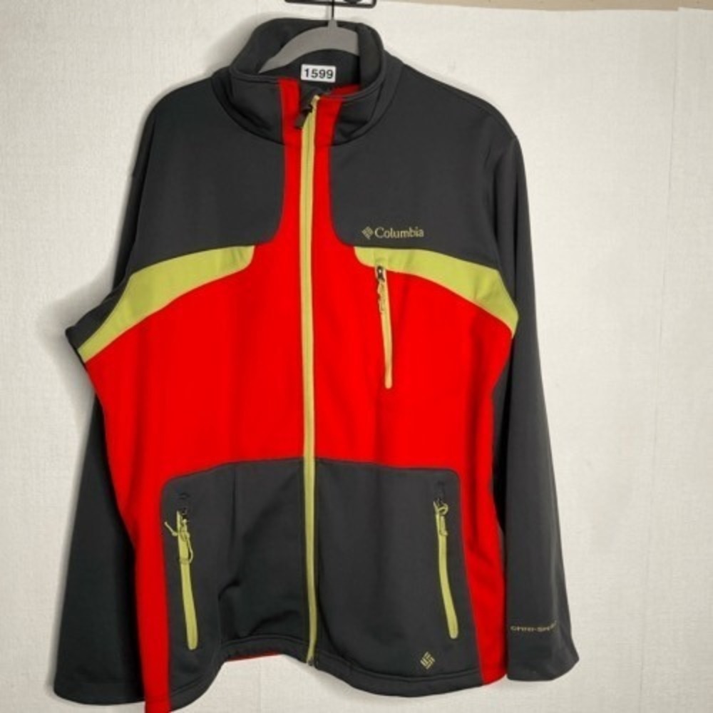 VTG Columbia Omni Shield FullZip Depictor Softshell Jacket Men L China Polyester